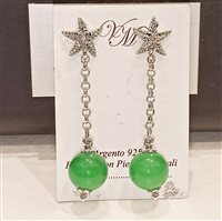 Orecchini Vidali Gioielli Donna in Argento Giada ORAR-65-34 - ORAR-65-34